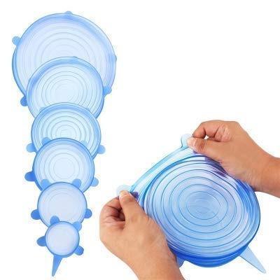 Silicone Stretch Lids Covers (Set of 6) - CDesk Dropship