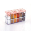 Plastic Spice Jars (6 pcs, 14x22x8cm, Multicolour) - CDesk Dropship