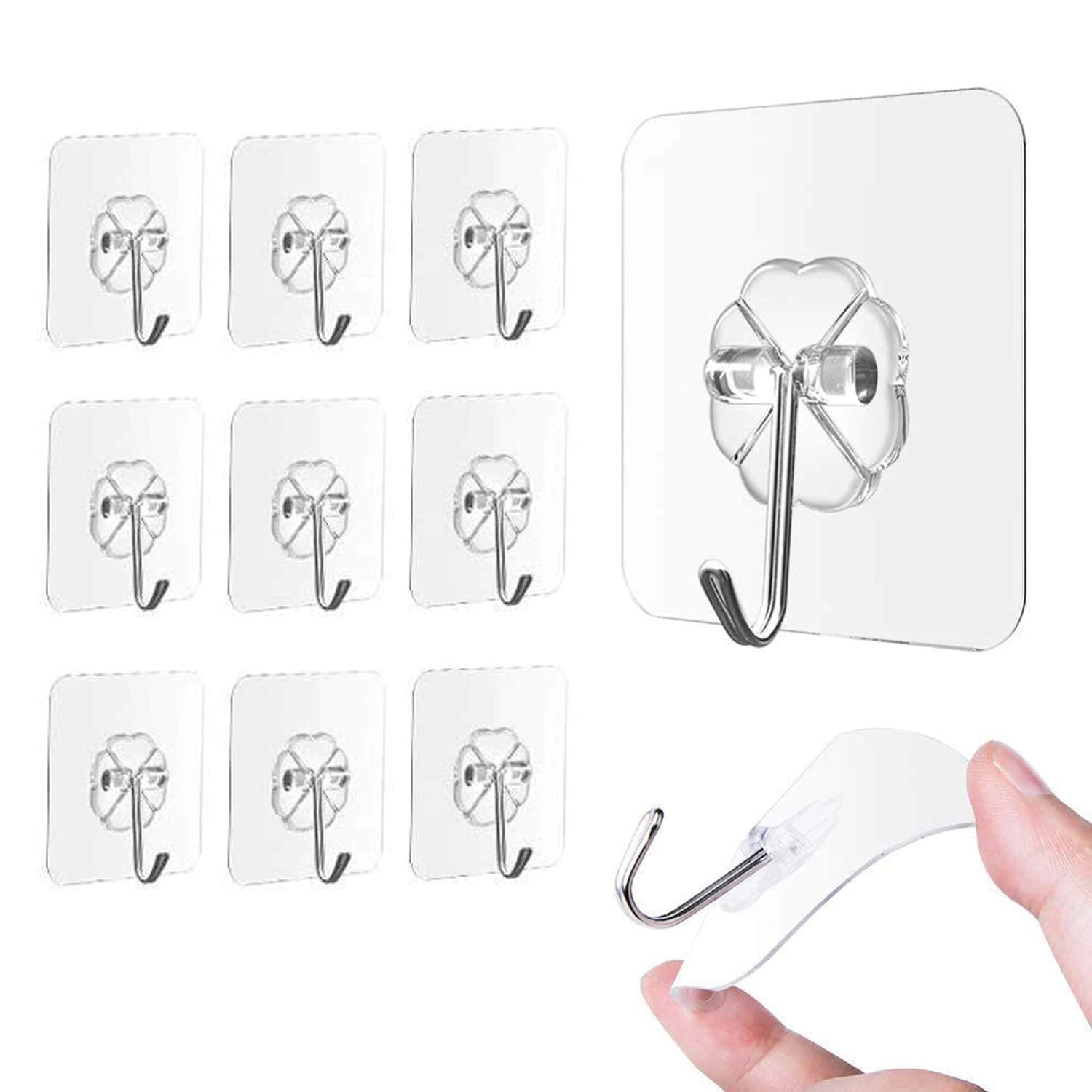 Adhesive Wall Sticky Hooks - CDesk Dropship