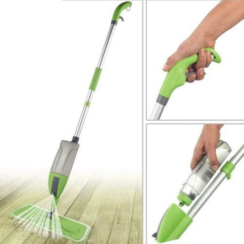 SMART 360 Degree Healthy Spray Mop With Removable Washable Cleaning Pad - CDesk Dropship