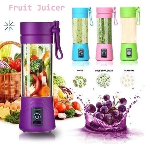 Portable USB Electric Juicer - 2 Blades (Protein Shaker) - CDesk Dropship