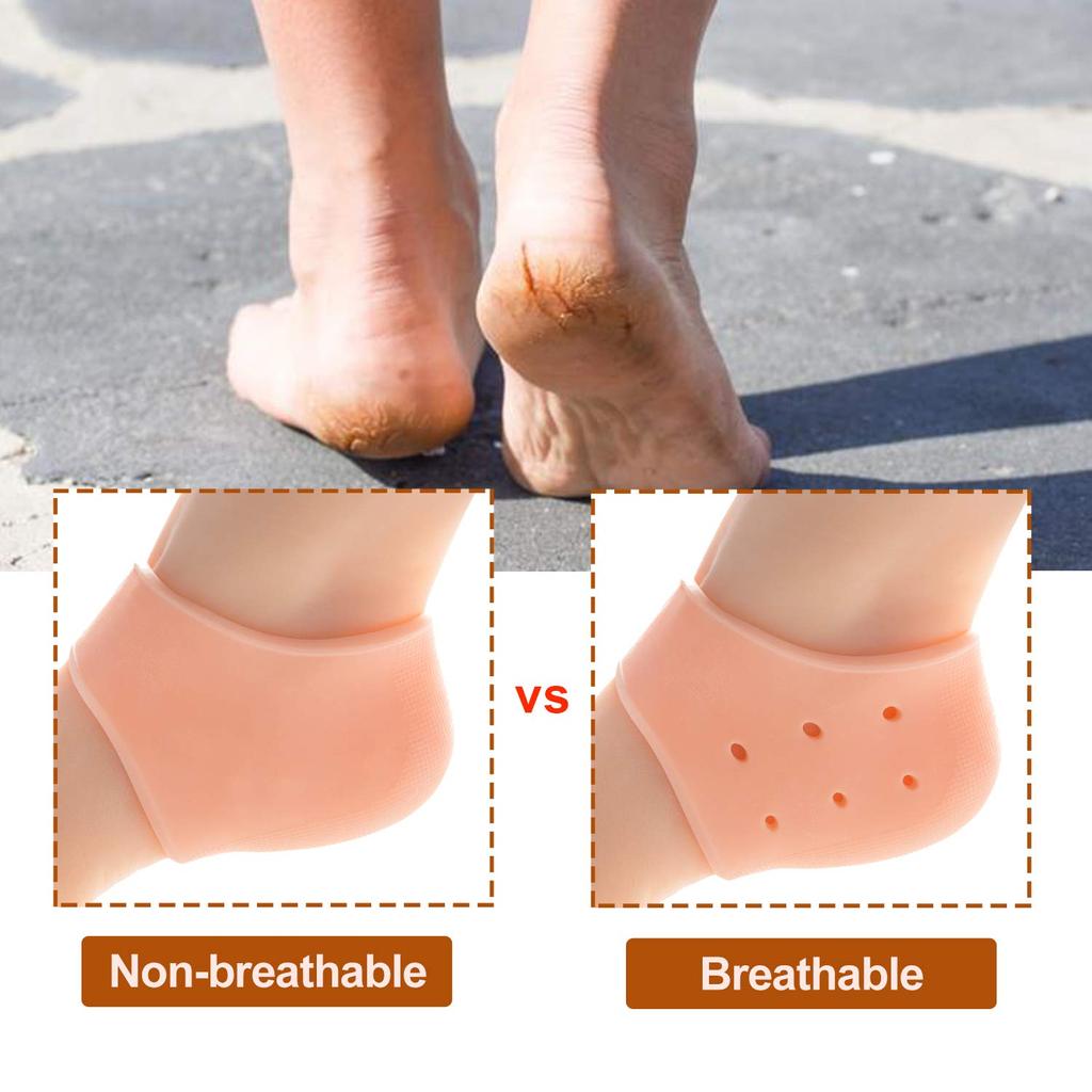 Silicone Heel Protector Anti-Crack Pad [Free Size] - CDesk Dropship