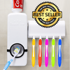 Load image into Gallery viewer, Wall Mount Automatic Toothpaste Dispenser With Toothbrush Holder - CDesk Dropship